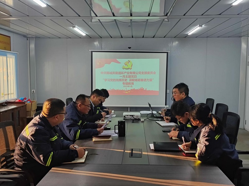 韓城昇隆公司黨支部開展“學(xué)黨史·強(qiáng)黨性”主題黨日活動(dòng)