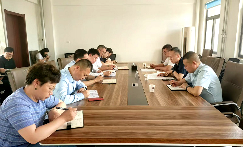 王琦一行到物貿(mào)公司調(diào)研指導(dǎo)工作