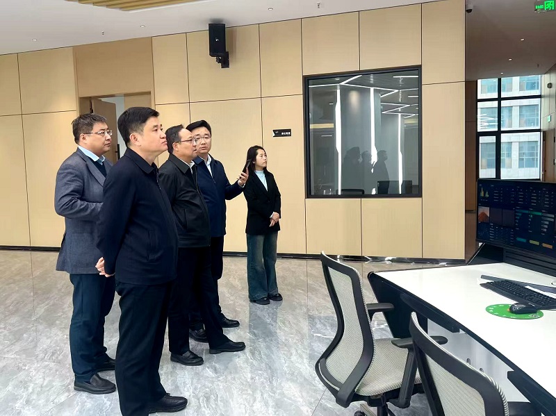 榆林市生態(tài)環(huán)境局到智引公司工業(yè)固廢物聯(lián)網(wǎng)綜合管控平臺(tái)建設(shè)項(xiàng)目調(diào)研指導(dǎo)工作